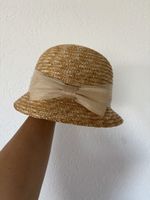 Strohhut Coustillères JC mit Schleife Sommerhut Damen