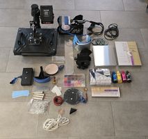 Sublimationspresse Vevor mit Zubehör, gebraucht