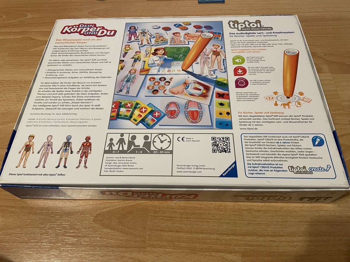 Tiptoi Giochi: Tiptoi Dein Körper und Du – Usato da Chur venduto da Tsambiko 4