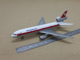 Flugzeugmodell Lintoy Douglas DC-10 Swissair gebraucht