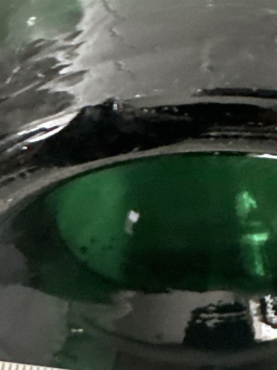 Bottiglie: Antike grüne Glasflasche um 1890 – Usato da Zürich venduto da Chaeffeler 4