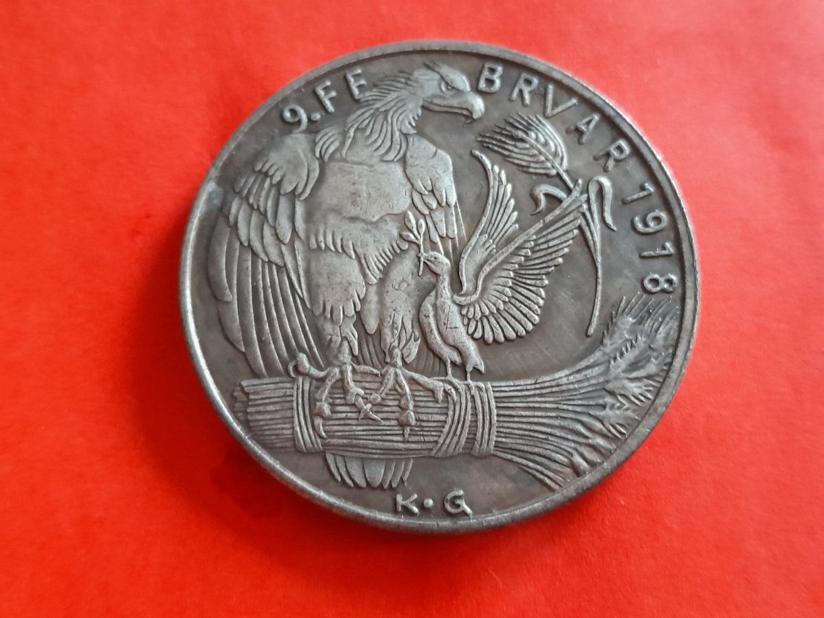 Medaillen: Medaille 1918, Friede mit der Ukraine, 36mm – Neu (gemäss Beschreibung) aus Aarau von Reto_BA_01 1