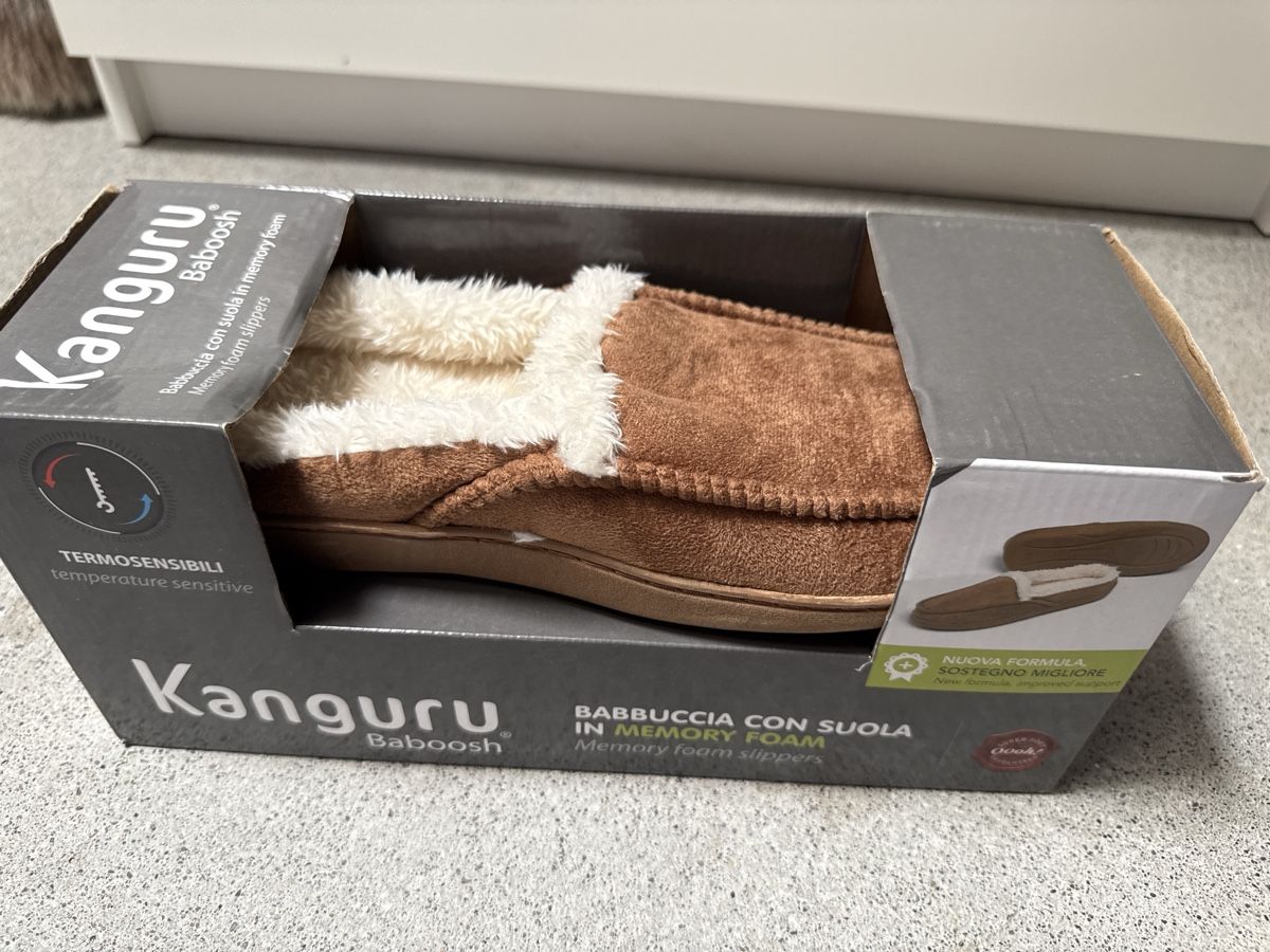 Scarpe da uomo: Kanguru Hausschuhe in 44-45,5 – Nuovo e nell'imballaggio originale da Oberrieden venduto da edikk