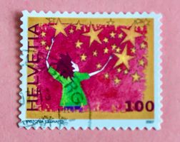 Nr.1244 mit Stempel Lasst Liebe sprechen 2007  
