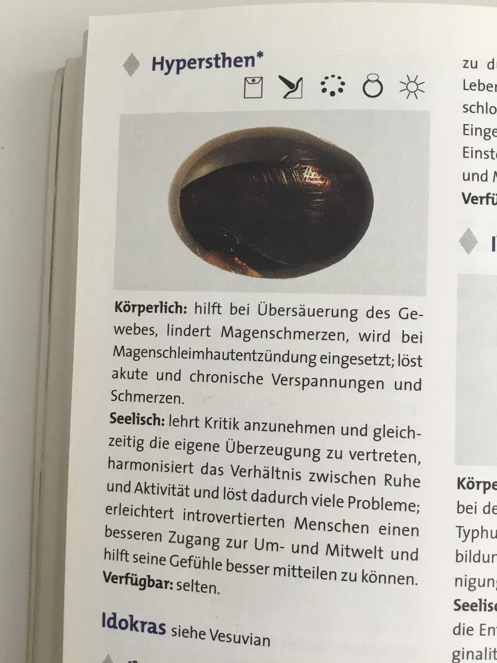Minerali & Pietre curative: Anhänger Hypersthen Heilstein – Nuovo e nell'imballaggio originale da Doppleschwand venduto da lapis106 3