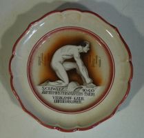 Keramikteller Schw. Armeemeisterschaft Thun 1940 DESA AG