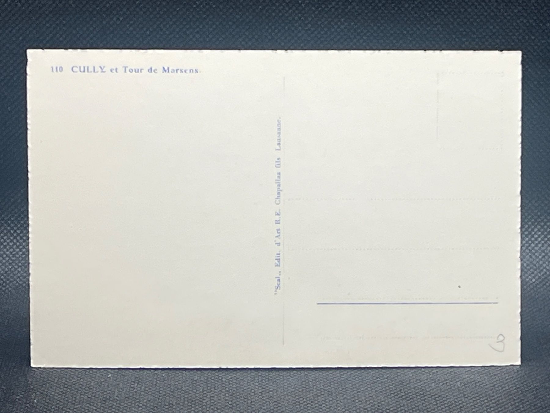 Cartoline postali: Cully et Tour de Marsens. – Usato da Widnau venduto da Brusi9 1