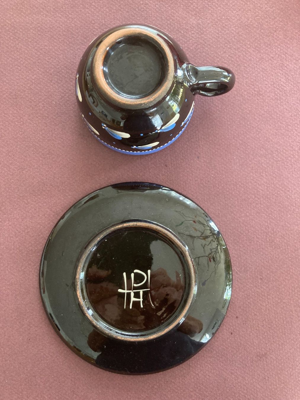 Tazze: Daniel Howald  Keramik Espressotasse mit Untertasse – Usato da Subingen venduto da Etageren 3