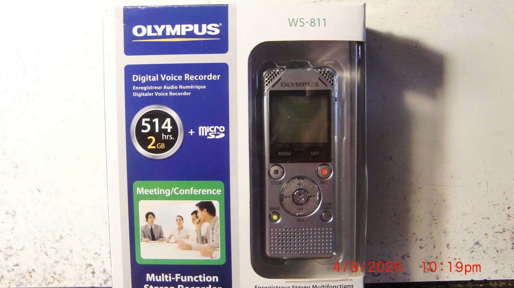 Olympus Enregistreurs: Olympus WS-811 Voice Recorder – Neuf avec emballage d'origine à Obergerlafingen par danibutton