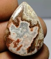 Cabochon L-8164 – Rosetta Jasper 26x19mm 22 Karat