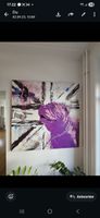 Cooles Wandbild "Lila Hund" zu verkaufen! Top Zustand!