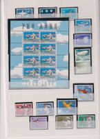 2 Scans ! Schönes Flugpost - Lot !! Gelegenheit !!