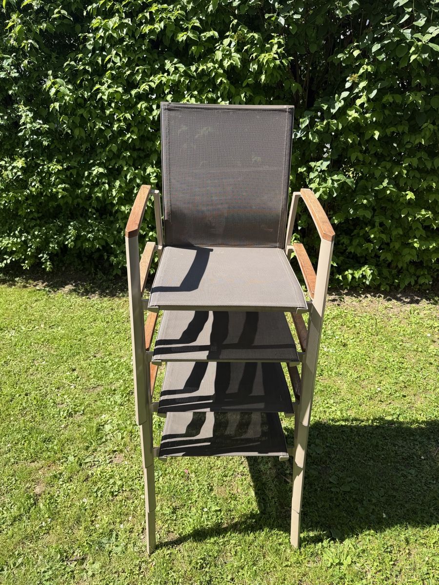 Interio Set di tavolo e panche: Gartentisch aus Teak-Holz mit 4 Stühlen – Usato da Zürich venduto da TBR22 7