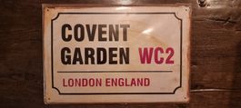 Covent Garden London WC2 Blechschild