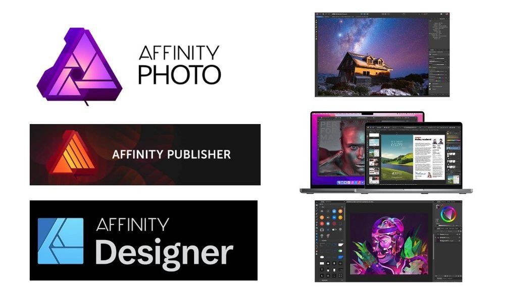 Software: Affinity Software (Designer+Photo+Publisher)Lifetime-Mac – Usato da Langenthal venduto da Peaceful 2