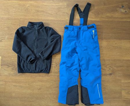 Skikose und Fleecejacke im Set