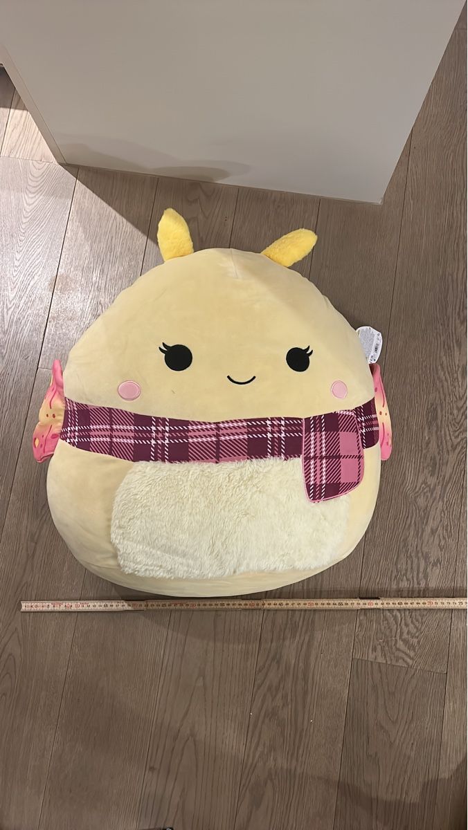 Squishmallows Giocattoli: XXL 70cm Squishmallow Küken mit Schal – Usato da Samstagern venduto da mini22