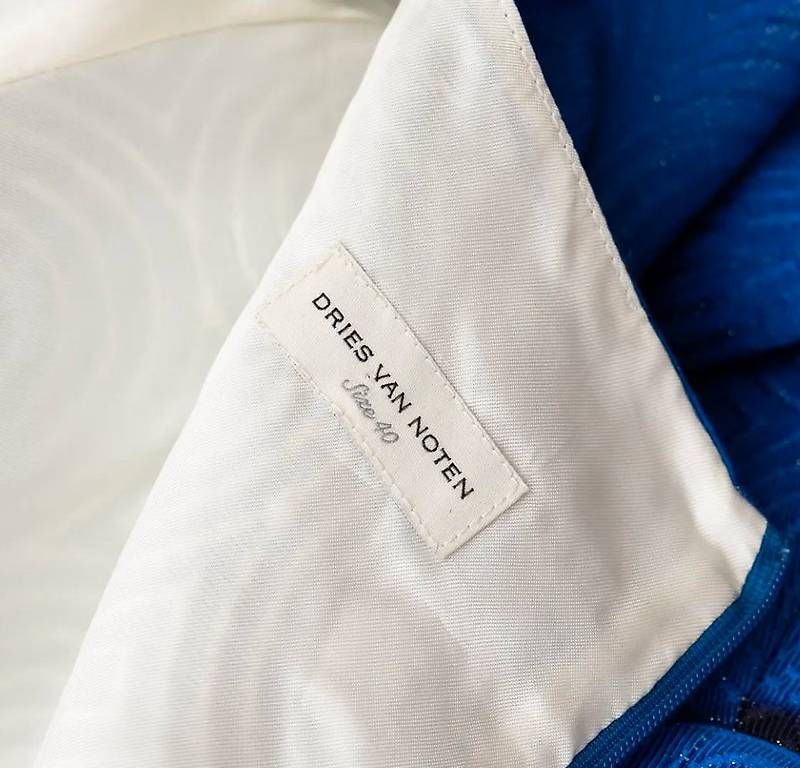 Vestiti: Dries van Norten - Kobaltblaues Eyecatcher-Kleid – Nuovo (secondo la descrizione) da Zürich venduto da DariaBek 4