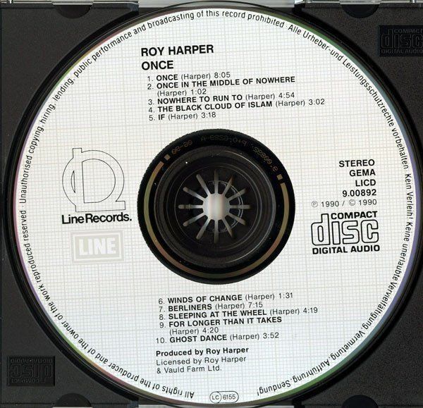 CD: Roy Harper - Once - include "Winds of Change" – Usato da Unterbäch venduto da yohanson 2