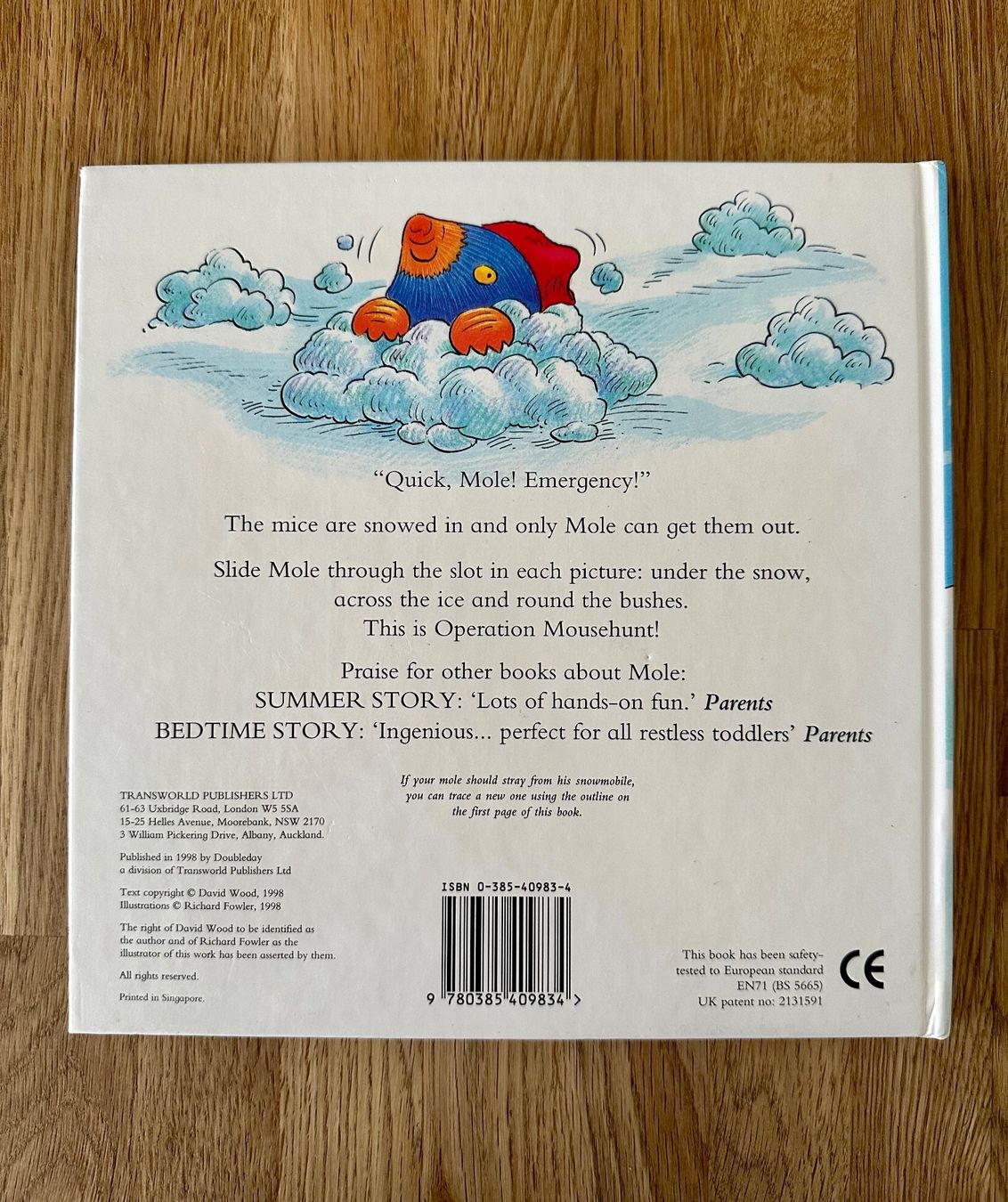 Kinder & Jugendliteratur: English book-Mole’s Winter Story. – Gebraucht aus Amriswil von  1