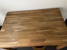 Ausziehbarer Holztisch 140/240 x 90 cm