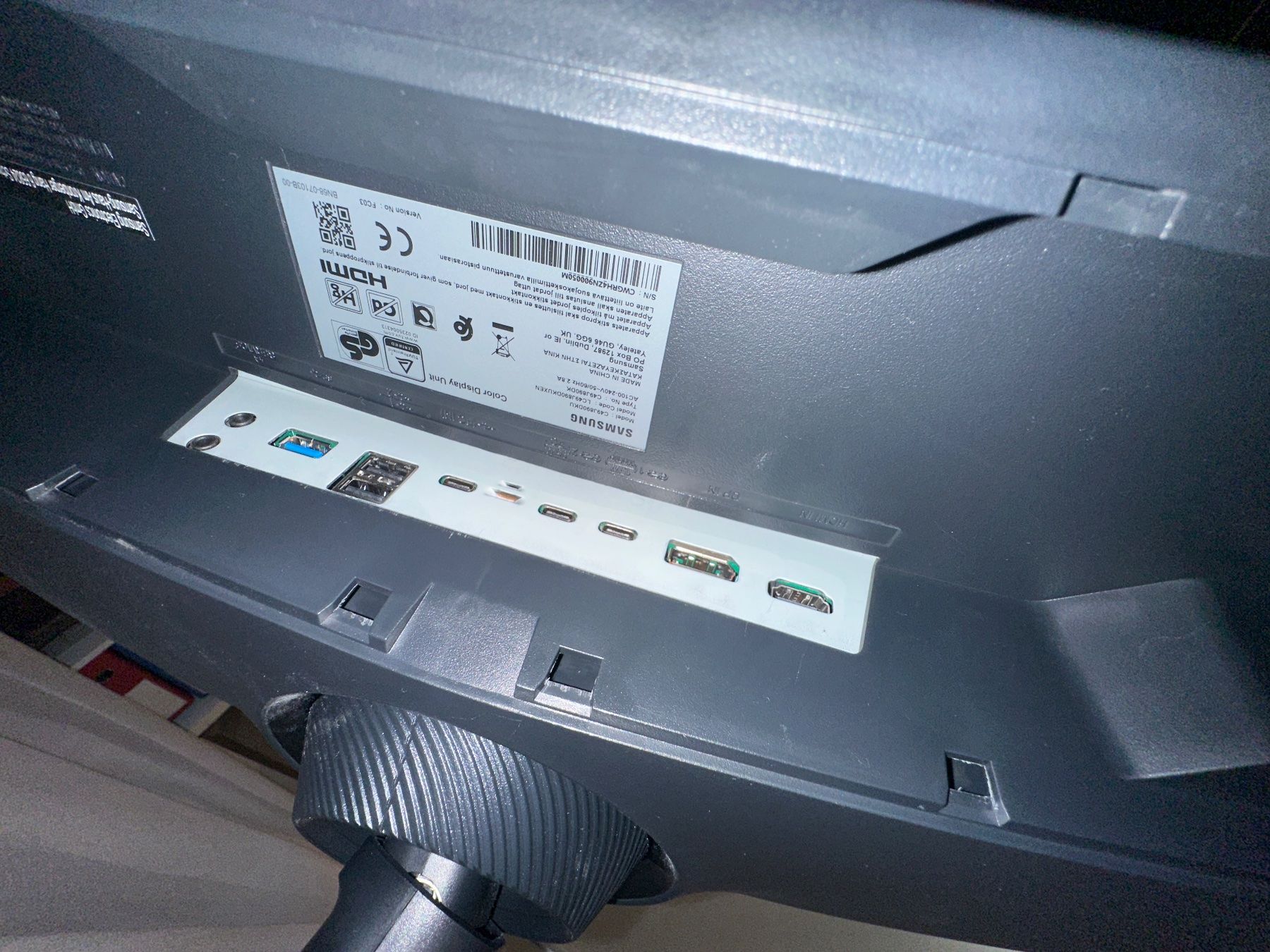 Samsung Ecrans: Samsung SyncMaster C49J890DKU 49" Curved – D'occasion à Inwil par nic_lys6 5