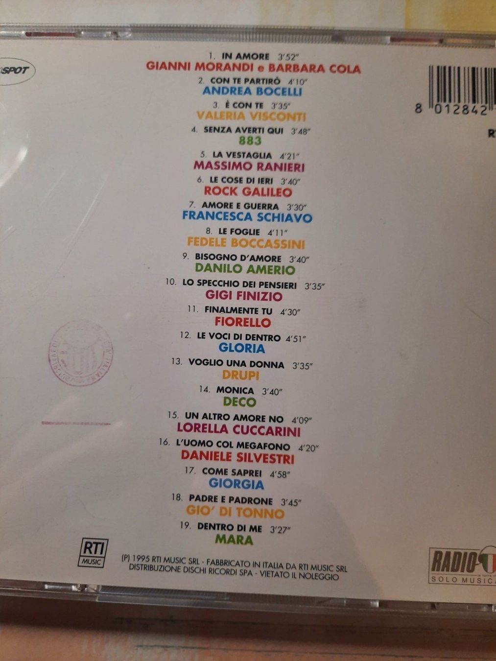 CD: CD Il meglio di SanRemo 95 – Usato da Pully venduto da bro_n52j 3