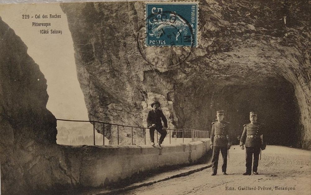 LE LOCLE-COL-DES-ROCHES - Douaniers - 1912 (Gebraucht) in Delémont für ...