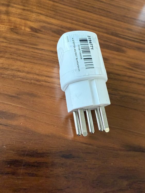 T15 Stecker weiss 1