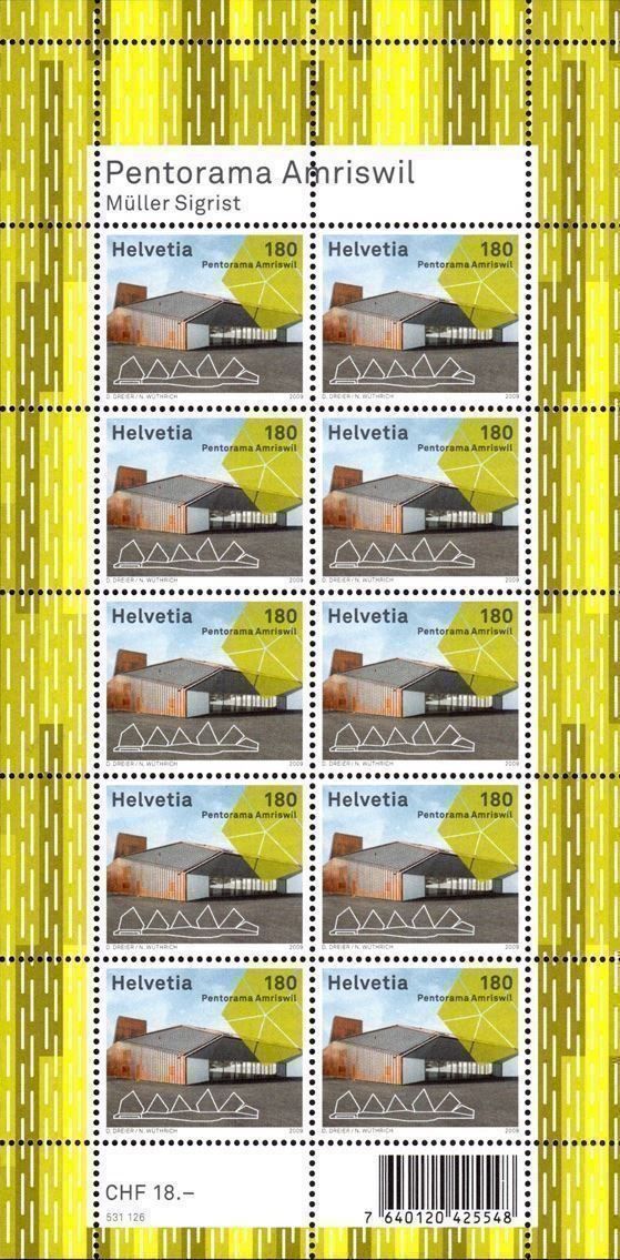 Tutti i francobolli: Bogen Architektur - Pentorama Amriswil** 2009 – Nuovo (secondo la descrizione) da Dottikon venduto da haeusibuh5