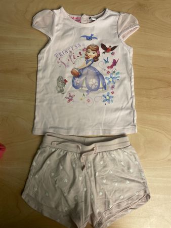 H&M Sommer Set, Grösse 98, Princess Sofia, Top Zustand!