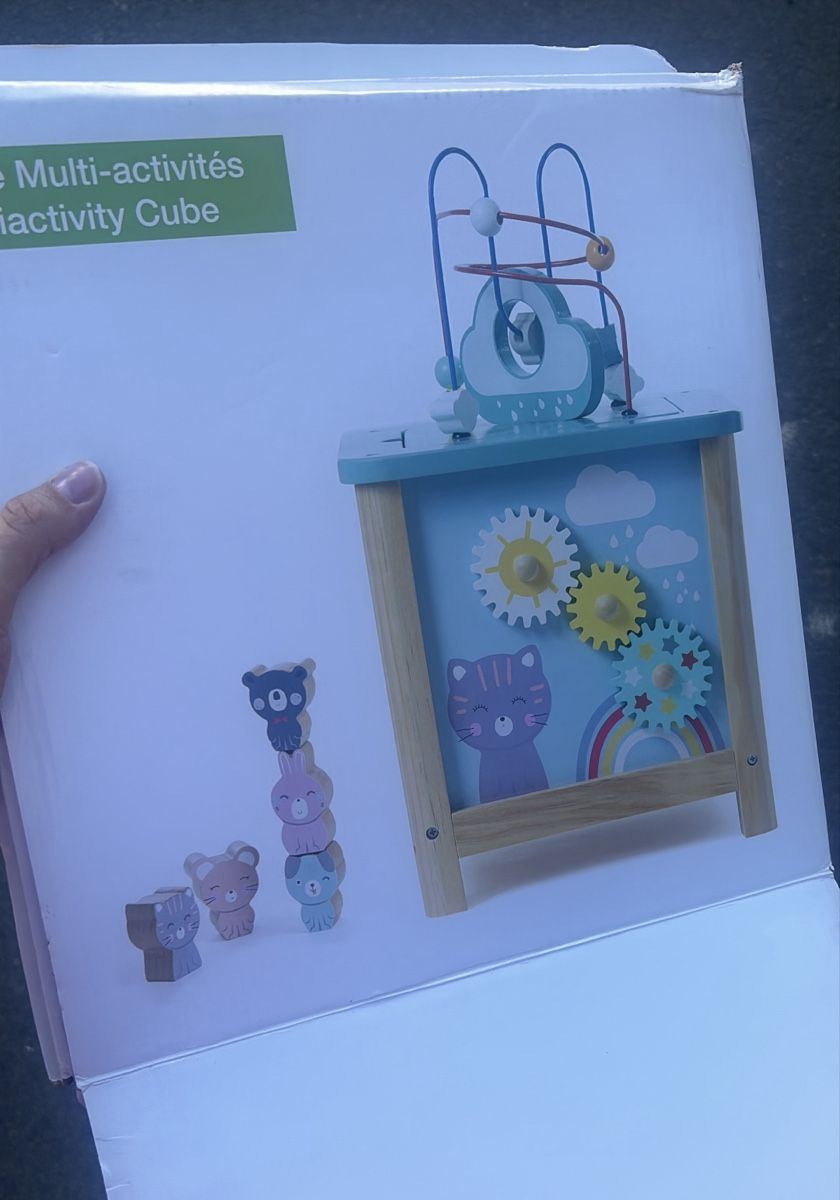 Giocattoli: Cube d'activités en bois Vertbaudet - état impeccable! – Nuovo (secondo la descrizione) da Carouge GE venduto da Emilynette 1