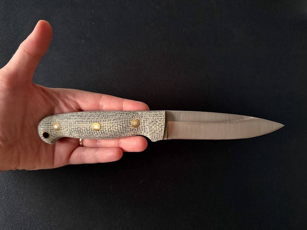 Zubehör: Klinge L.T. Wright: GNS saber O1 - Oreo micarta – Neu und originalverpackt aus Montagnola von Netmastro 2