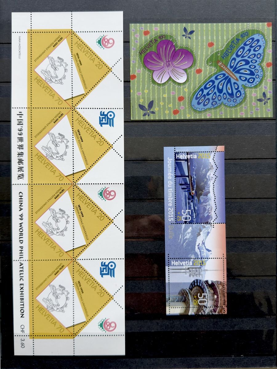 Tutti i francobolli: Frankatur CHF 100.- postfrische Kleinbogen – Nuovo (secondo la descrizione) da Glattbrugg venduto da Artos67