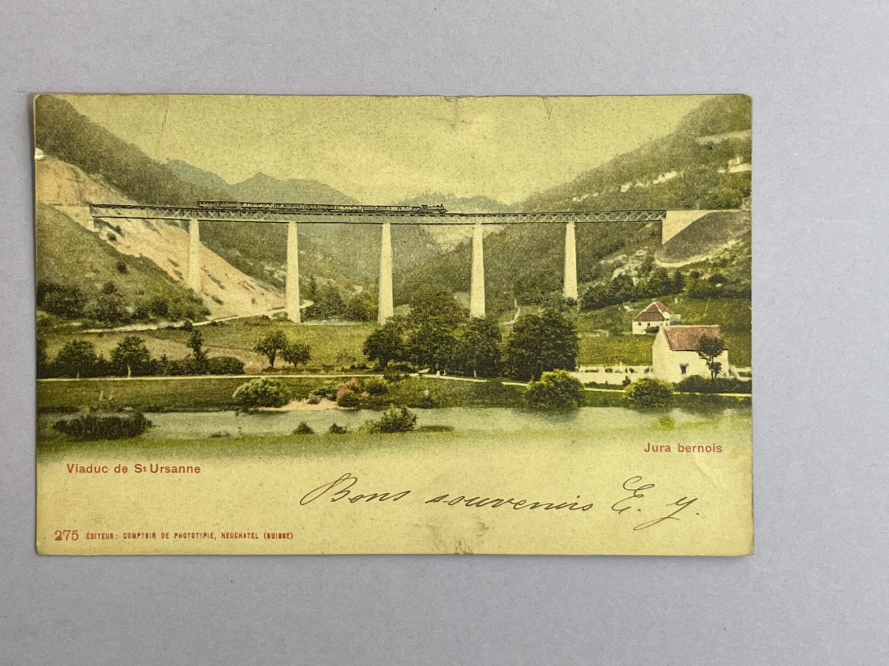Cartoline postali: Viaduc de St Ursanne – Usato da Steg VS venduto da danwer74