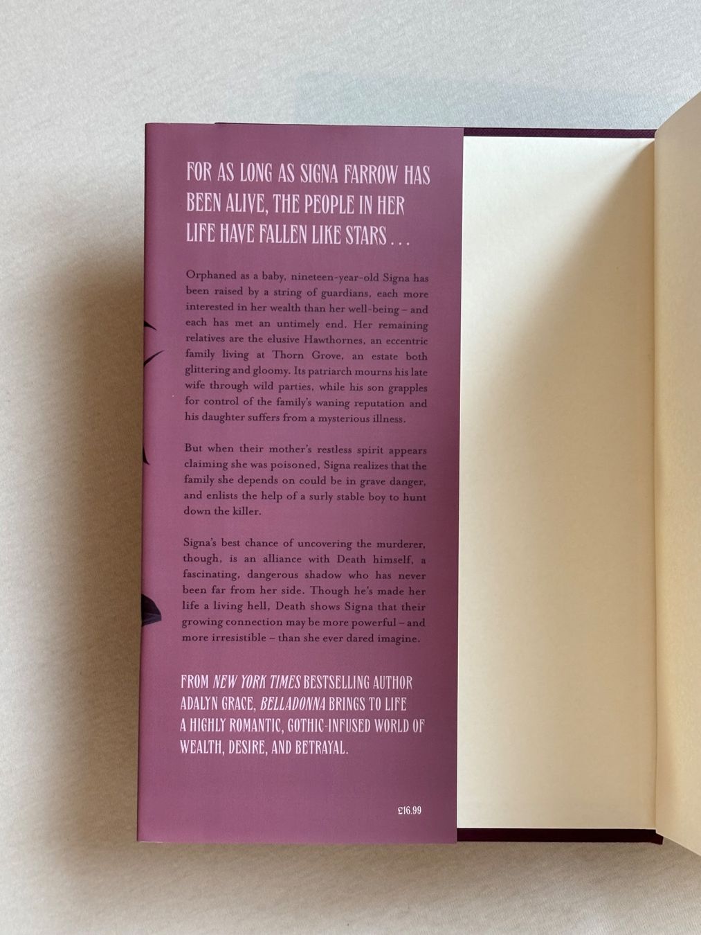 Libri: Belladonna von Adalyn Grace – Usato da Stäfa venduto da lenareads 2