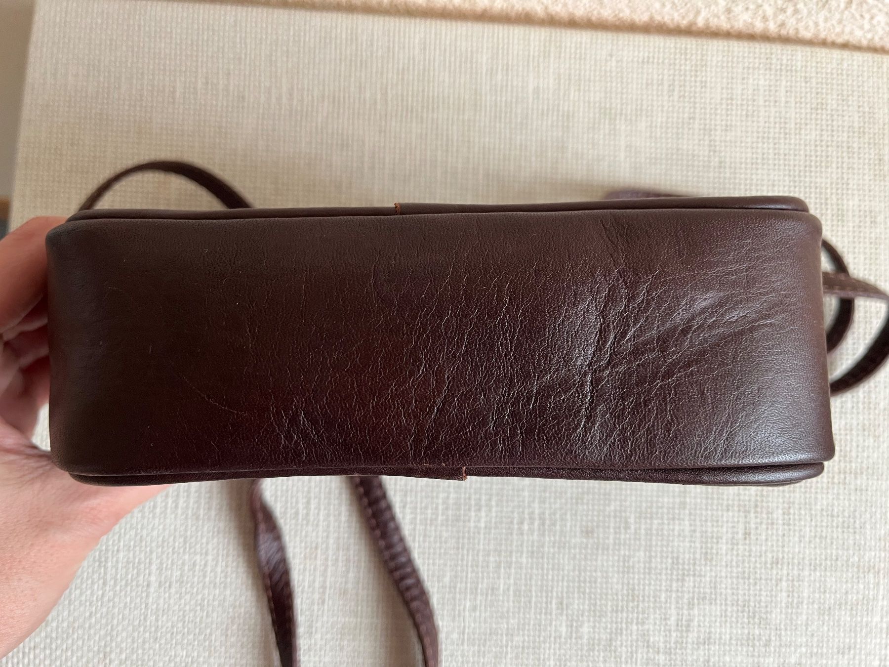 Vera Pelle Borse da donna: Echte hochwertige Ledertasche klein braun. NP 95.- – Usato da Frauenfeld venduto da Andadaa 3