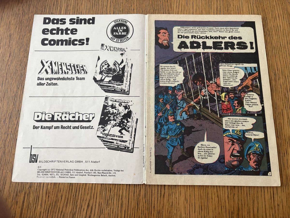 Fumetti: Horror BSV nummer 3!!!! Sehr selten  – Usato da Wangen b. Dübendorf venduto da Antiz1210 2