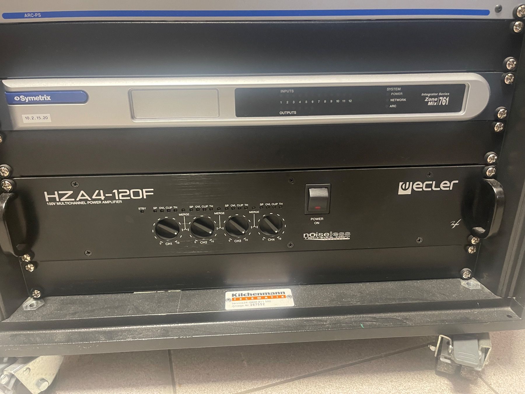 Verstärker: Kilchenmann HiFi-Rack Audiotechnik SymNet APart PCR3000R – Gebraucht aus cadenazzo von Duff10 1