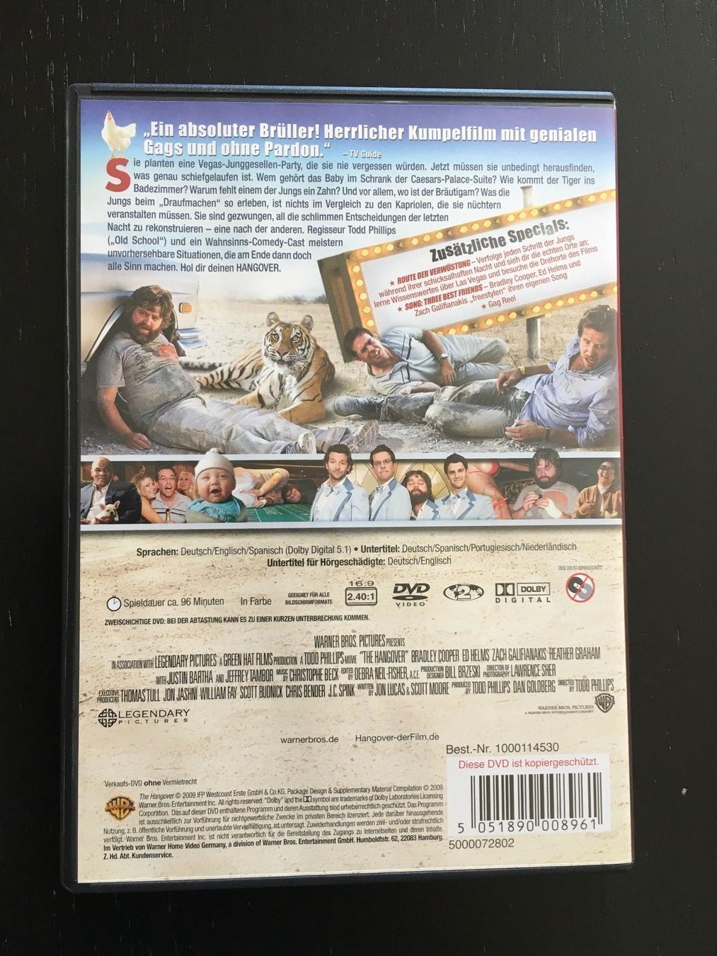 Tutti i DVDs: DVD Hangover – Usato da Regensdorf venduto da scheissspiel 1