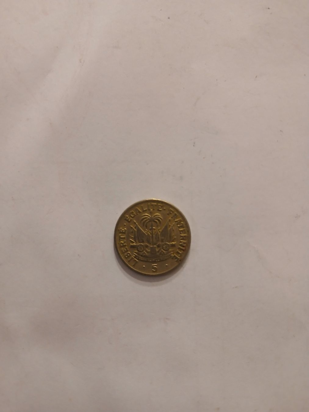 Tutti le monete: Pièce 5 Centimes République Haïtienne 1949 état d'usage – Usato da Marly venduto da globetrotter1723 1