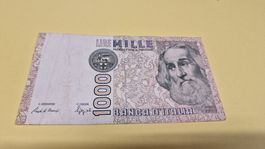 Italienische 1000 Lire Banknote - Marco Polo, Top 1982
