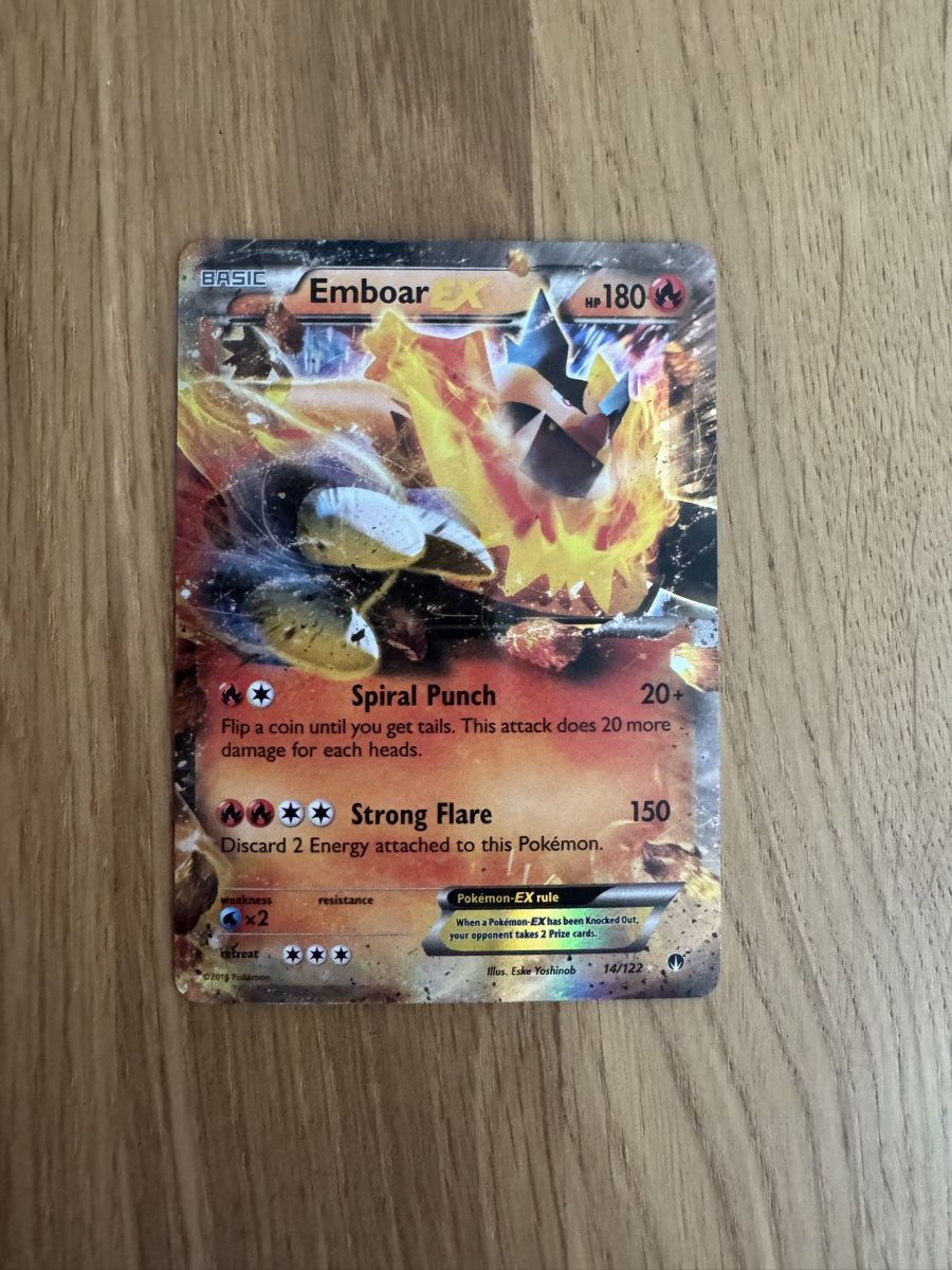 Cartoline:     Emboar EX – Usato da Meinisberg venduto da Knightdeals