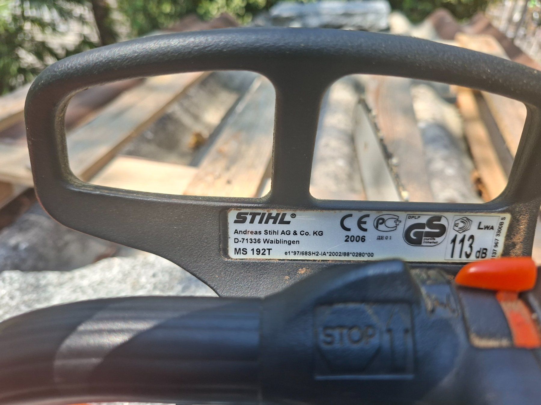 Stihl Sägen: Stihl MS 192T – Defekt aus Ronchini / Aurigeno von Giggu1 2