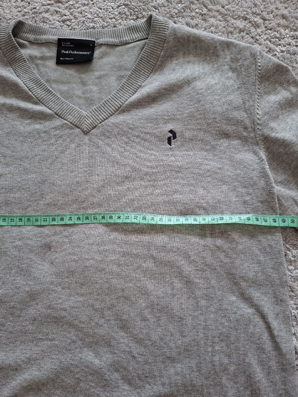 Peak Performance Maglioni & Felpe: Pull V-neck Peak Performance Gris Taille S bon état – Usato da Renens VD venduto da ser_j2fn 3