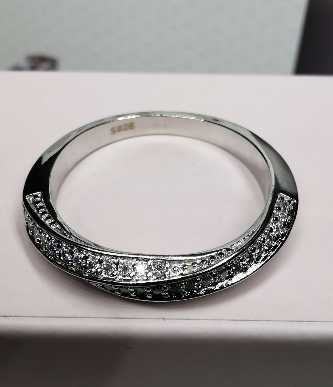 Anelli: Bague argent avec diamants de moissanite certifiés GRA – Nuovo e nell'imballaggio originale da Reconvilier venduto da Tsma67 5
