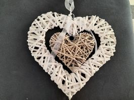 Herz Aufhänger, Shabby Chic, Deko
