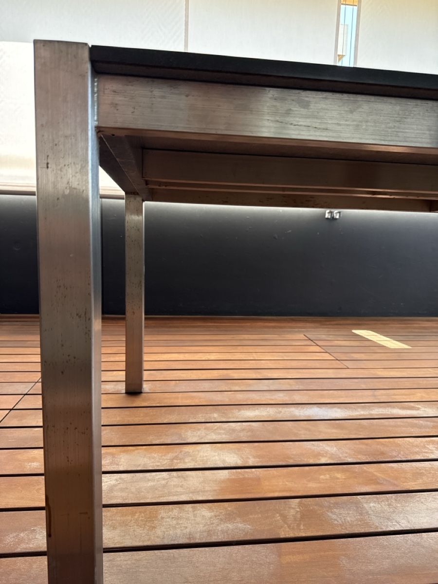 Tische: Gartentisch 220x100 Edelstahl mit dunklem Granit – Gebraucht aus Steinhausen von BUZER17 2