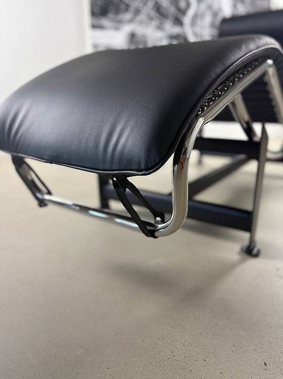 Sedie a sdraio: Chaiselongue  Echtleder Schwarz / Chromgestell – Nuovo e nell'imballaggio originale da Münchenstein venduto da AndreHaus 4