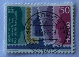 Nr. 751 GESTEMPELT ZÜRICH 1987   